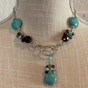 Howlite Beaded Necklace